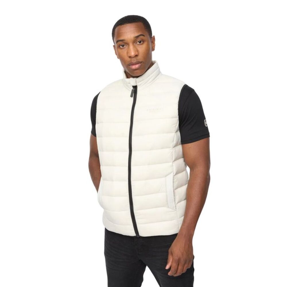 Crosshatch Mens Gattering MVE Quilted Vest / Putty